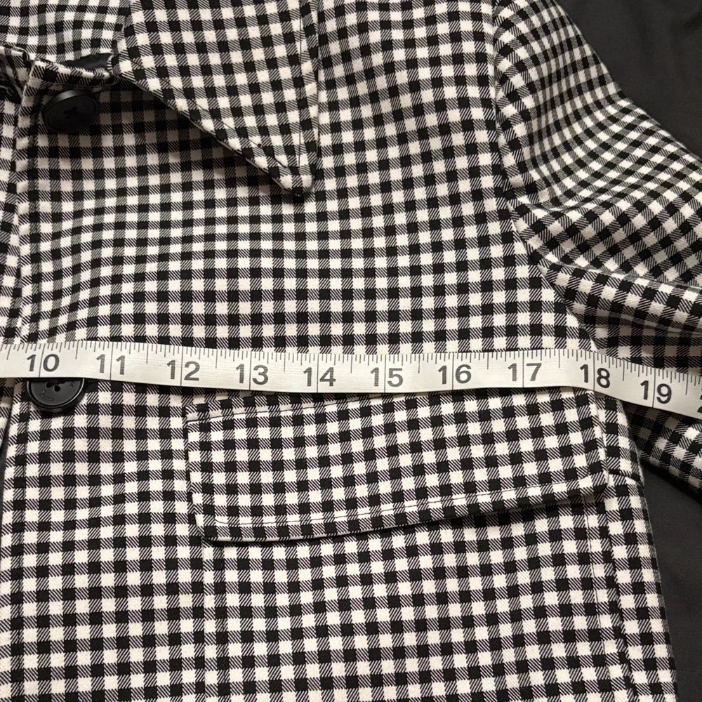 Dior Black and White Checkered Blazer